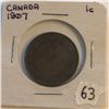 Image 1 : Very Nice 1907 Canada Large Cent in a Old Holder