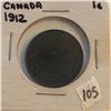 Image 1 : Very Nice 1912 Canada Large Cent in a Old Holder