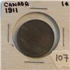 Image 1 : Very Nice 1911 Canada Large Cent in a Old Holder