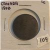 Image 1 : Very Nice 1910 Canada Large Cent in a Old Holder
