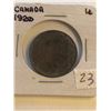 Image 1 : 1920 Canada Large One Cent in Nice Vintage Holder