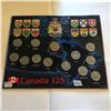 Image 1 : Great Canada 125 Territory and Providence Coin Set