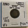 Image 1 : Extremely Rare 1880 Liberty Seated Dime VF Plus Grade