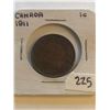 Image 1 : 1911 Canada Large One Cent in Nice Vintage Holder