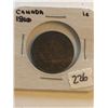 Image 1 : 1910 Canada Large One Cent in Nice Vintage Holder