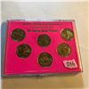 Image 1 : 1999 Complete Type Set Statehood Quarters 24kt Gold Plated in Hard Display