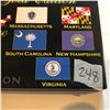 Image 2 : 2000 GOLD EDITION Commemorative Quarters Set MA MD SC NH VA in Original Package