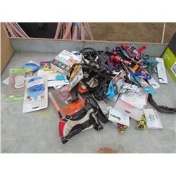 LOT OF DOG SUPPLIES (COLLARS, MUZZLES. ETC) *NOS*