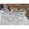 Image 1 : LOT OF 5 GLASS FISH BOWLS ( 3 X 11") *2 X 9"*