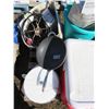 Image 2 : PALLET OF MISC CAMPING ITEMS (PICNIC COOLER, PROPANE BURNER, TUBS, ETC)