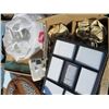 Image 3 : PALLET OF MISC HOUSEHOLD ITEMS (LAWN ORNAMENTS, SEWING BASKET, GLASS, ETC)