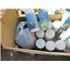 Image 1 : BOX OF VARIOUS LAWNCARE (WEEDKILLER, BUG SPRAY, ETC)