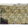Image 1 : GREEN FLORAL SOFA (VINTAGE) *FOLDS DOWN INTO BED*