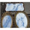 Image 1 : LOT OF 3 ORNATE WALL MIRRORS