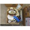 Image 4 : LOT OF 3 BOXES OF MISC. HOUSE HOLD (WICKER KNICK KNACKS, CANDLE HOLDERS, ETC)