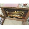 Image 2 : LOT OF 4 PICTURES (2 PAINTINGS, 3 WITH FRAMES) *ONE WITH BROKEN GLASS*