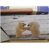 Image 3 : LOT OF 4 PICTURES (2 PAINTINGS, 3 WITH FRAMES) *ONE WITH BROKEN GLASS*