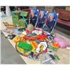 Image 1 : LOT OF MISC TOYS (GAMES) *BILL CLINTON DOLLS*