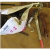 Image 1 : LOT OF MISC SHOP SUPPLIES (CHISELS, FILES, COME-A-LONG, ETC)
