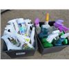 Image 1 : LOT OF 2 PLANTERS AND SUPPLIES (FULL OF NOS WILT PROOF, TOMATO AND VEGETABLE DISEASE CONTROL, FLOWER