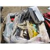 Image 1 : LOT OF ASSORTED ITEMS (DISC SANDER, MASTERCRAFT BELT, FILE CABINET, DODGE RAM TOW MIRRORS, SPACE HEA