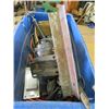 Image 1 : LOT OF MISC SHOP SUPPLIES (HAMMERS, WHEEL BEARINGS, CAULKING GUN, 50' EXTENSION CORD, ETC)