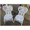 Image 1 : LOT OF 2 WICKER CHAIRS