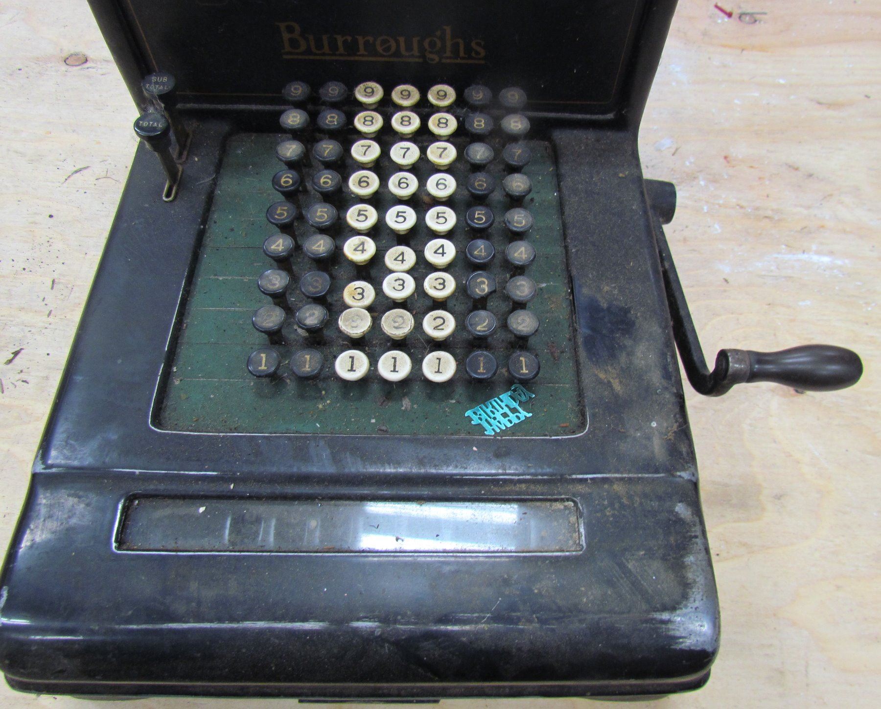 ADDING MACHINE (ANTIQUE) *VERY OLD AND INTERESTING* - Schmalz Auctions