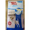 Image 2 : LOT OF 20 DOG ITEMS (DOG TREATS, FOOD STATION, FOOD DISHES, SM WASHABLE DIAPERS, LINKS FOR TRAINING