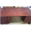 Image 6 : DESK (LARGE) *WOOD* (4 DRAWERS) *60" WIDE X 29" TALL X 75" LONG*