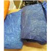 Image 3 : LOT OF 4 TARPS (3 X 10' X 12' BLUE) *1 X 16' X18' ORANGE*