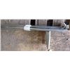 Image 3 : LOT OF 2 METAL BED RAILS AND BAMBOO RUG (7.5' L X 63"W) *BED RAILS 79"L* (RAILS WITH PLASTIC ENDS 5'