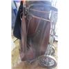 Image 9 : LOT OF GOLF ITEMS (2 X CADDIES) *13 X RIGHT HANDED CLUBS "CAMPBELL"* (BROWN LEATHER GOLF BAG)