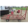 Image 1 : STEEL TROLLEY (RED) *59" X 31"*