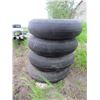 Image 1 : LOT OF 4 SEED DRILL TIRES (WITH RIMS) *5 BOLT PATTERN* (70 PSI) *4.80-8NHS*