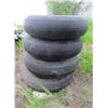 Image 1 : LOT OF 4 SEED DRILL TIRES (WITH RIMS) *5 BOLT PATTERN* (70 PSI) *4.80-8NHS*