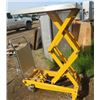 Image 2 : PLATFORM HOIST (ON CASTORS) *55" TALL* (PLATFORM 35" L X 20"W)