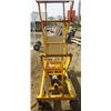 Image 4 : PLATFORM HOIST (ON CASTORS) *55" TALL* (PLATFORM 35" L X 20"W)