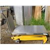 Image 9 : PLATFORM HOIST (ON CASTORS) *55" TALL* (PLATFORM 35" L X 20"W)