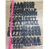 Image 3 : LOT OF 30 LETTERS AND NUMBERS (PLASTIC) *SIGNAGE*