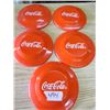 Image 1 : LOT OF 5 COCA-COLA FRISBEES