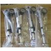 Image 1 : LOT OF 4 TIRE GAUGES (150 PSI) *SILVER* (NOS)