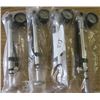 Image 1 : LOT OF 4 TIRE GAUGES (150 PSI) *SILVER* (NOS)