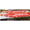 Image 1 : LOT OF 2 COCA-COLA SIGNS ( 71.5" X 15")