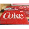 Image 2 : LOT OF 4 COCA-COLA SIGNS (24" X 18", 28" X 11", 53" X 14", 36.5" X 16.5")