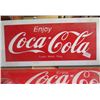 Image 4 : LOT OF 4 COCA-COLA SIGNS (24" X 18", 28" X 11", 53" X 14", 36.5" X 16.5")