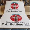 Image 1 : LOT OF 2 COCA-COLA SIGNS (27" X 21")