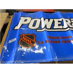 POWERADE BANNER (OFFICAL SPORTS DRINK OF THE NHL) *68"L X 36"W*