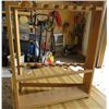 Image 1 : FISHING POLE RACK (WOOD) * 24.5"L X 30"H X 5"W*
