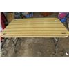 Image 1 : TABLE (FOLDABLE) *CUP HOLDERS IN EACH CORNER* (48"L X 32"W X 29"H)